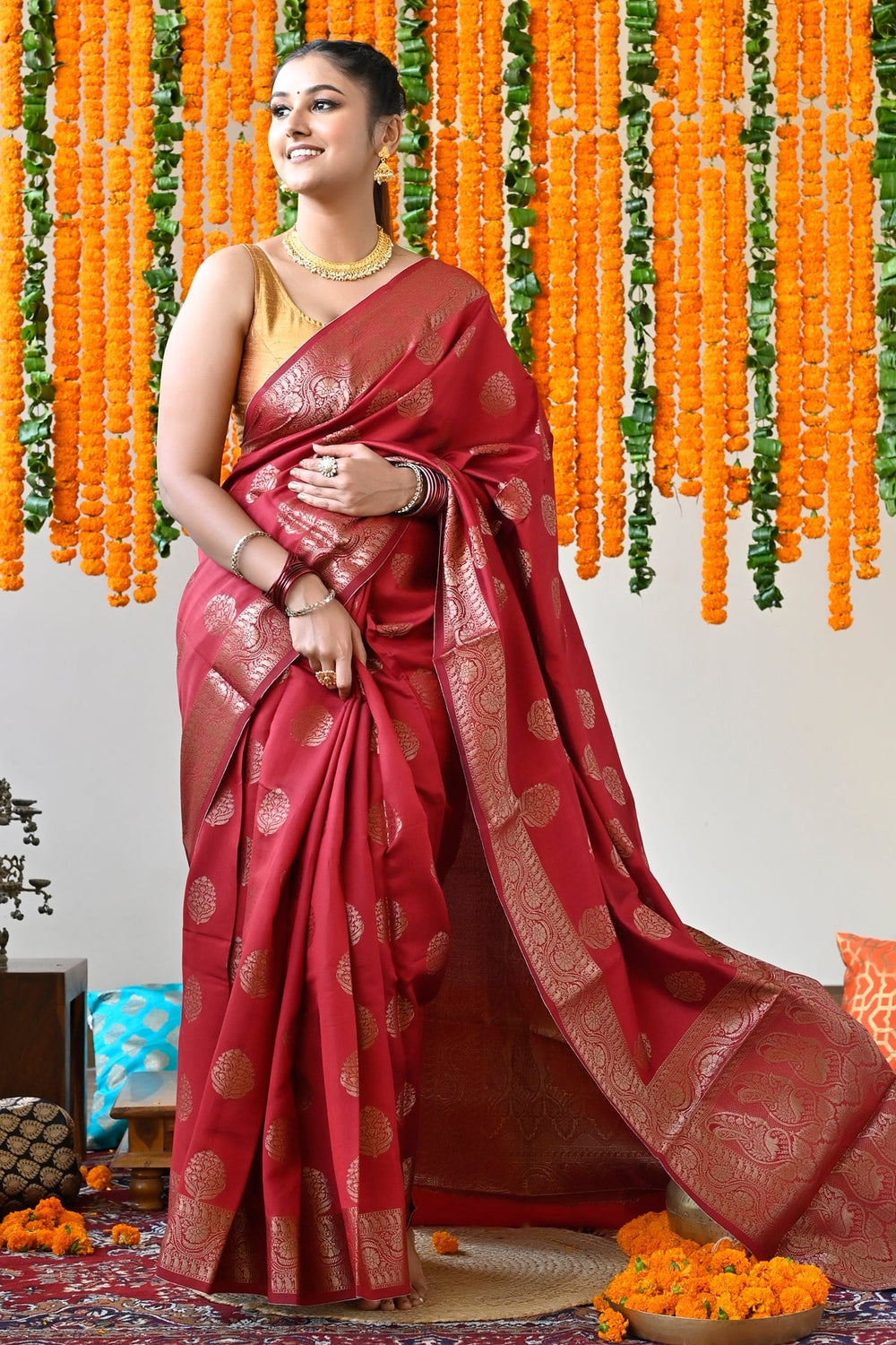 Buy Latest Wedding Sarees Online for Bride Sister and Mother BharatSthali