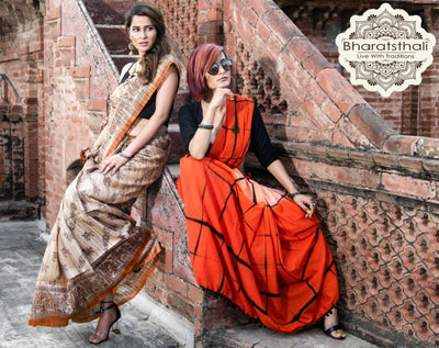 Raw Silk Sarees : Pure Raw Silk Saree Online Shopping – BharatSthali