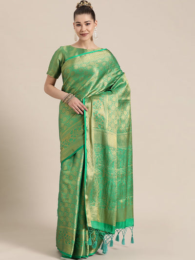 Buy Green Sarees for Women by TEREZA Online | Ajio.com