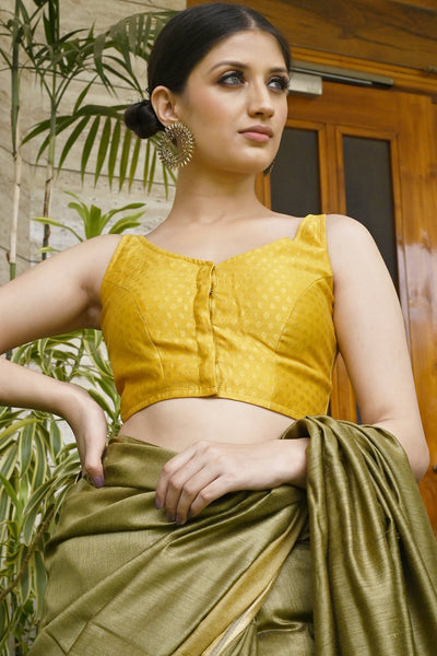 Copper Black Soft Banarasi Designer Premium Silk Saree with Brocade Blouse  | The Silk Trend