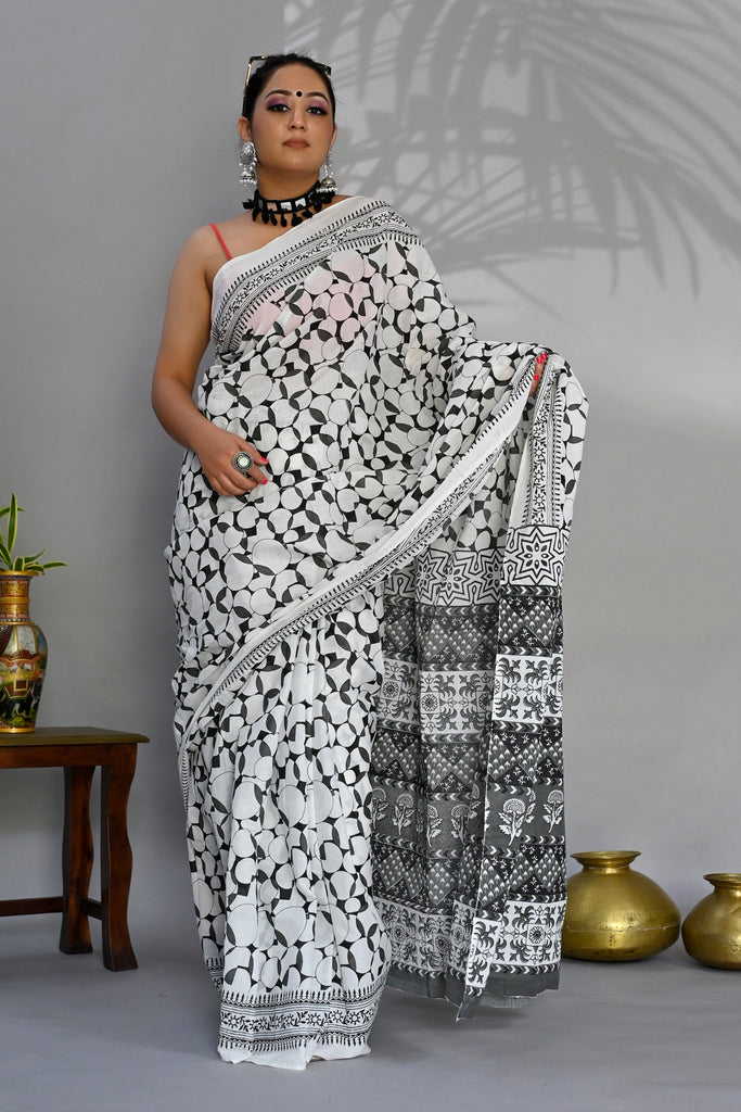 Assam Cotton Silk Saree | Byhand