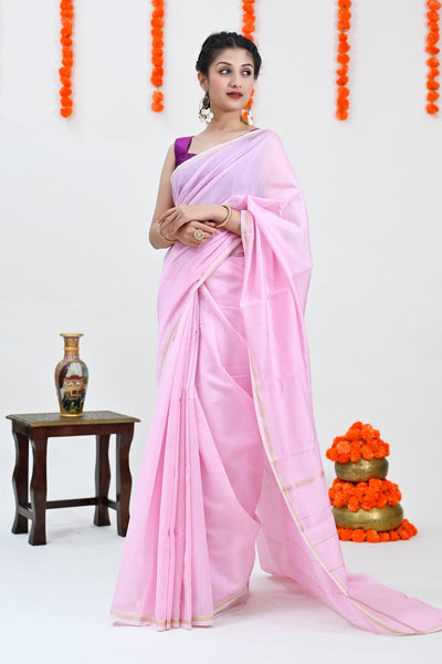 Baby Pink Colour Beautiful Kanchipuram Look Soft Lichi Silk Saree,banarasi  Look Saree,bollywood Style Designer Saree,wedding Wear Saree - Etsy Hong  Kong